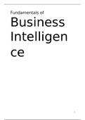1BM110 Data Analytics for Business Intelligence Book summary