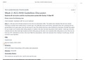 NR 601 Week 2 ACC/AHA Guidelines Graded Discussion
