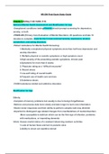 NR 509 Final Exam Study Guide & NR 509 Midterm Exam Study Guide (Latest, 2020): Chamberlain College of Nursing