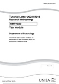 HMPYC80- Assignment 4 feedback-2016