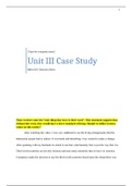 MBA 6301 UNIT 3 CASE STUDY.Complete Solution.Columbia Southern University 