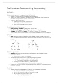 Summary Language Theory and Language Processing Partial Exam 1
