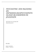 Psychiatrie: een inleiding en ontwikkelingspsychopathologie bij kinderen en jeugdigen