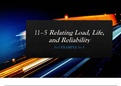 11–5 Relating Load, Life, and Reliability