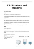 GCSE AQA 9-1 - Chemistry - Structure and Bonding