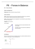 GCSE AQA 9-1 - Physics - Forces In Balance