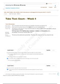 BIOL 1001P Introduction to Biology Exam – Week 4{ALREADY GRADED A}.