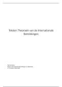 Teksten Theorieën van de Internationale Betrekkingen 2019-2020