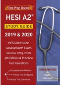 HESI A2 Study Guide - Assessment Exam Review  & Practice Test Questions (2019 &2020)
