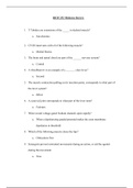 Chamberlain College of Nursing: BIOS 252 A& P II Midterm Exam (Essay and Review and Question Answer) (Latest 2020) 