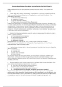 NURSING326 Psychiatric Mental Health Nursing Test Bank Part 2 (Set-2): MCQ (Answers Explained & Rationale) (Latest): Chamberlain College Of Nursing(Verified answers, download to score A)