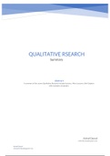 Qualitative Research Summary 