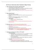 NR 293 Final Exam  Study Guide (Latest-2020): Chamberlain College of Nursing