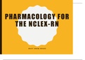 NR 452: Pharmacology for the NCLEX – RN: Need to Know Medication: Chamberlain College of Nursing