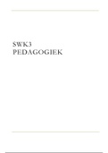 SWK3: Pedagogiek