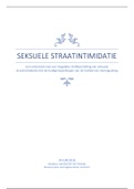 Seksuele Straatintimidatie - volledige scriptie incl bronnen