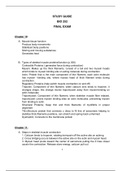 BIOS252 Unit 8 Final Exam Study Guide (Latest): Chamberlain College Nursing(download to score A)