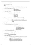 SW252 Sport Physiology Notes - Chapters 9,10,11