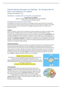 Samenvatting boek Hersenen en Gedrag Tilburg Universiteit 2020