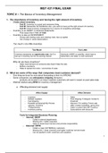 MGT 431&colon; Final Exam Study Guide
