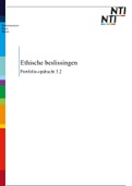 Portfolio-opdracht 3&period;2 Ethische beslissingen&period; Beoordeeld met 8&comma;5