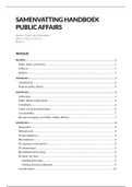 Samenvatting: handboek public affairs