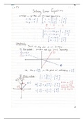 Linear Algebra Chapter 2 Notes