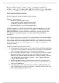 Summary Healthcare Management EBB132A05