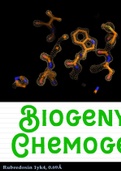 BIOGENY AND CHEMOGENY