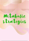 METABOLIC STRATEGIES