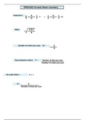 Formulas to solve numericals
