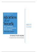 Alle tentamenstof voor Contentmarketing | Stories for Work, (Valuable) Contentmarketing, aantekeningen werkcolleges en artikelen