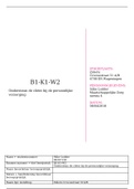 B1-K1-W2 ondersteunt bij de persoonlijke verzorging
