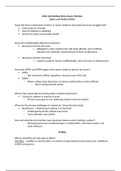 Exam 3 Study Guide - CHLH 260 