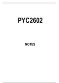PYC2602 Summarised Study Notes