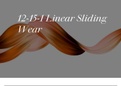12-15-1 Linear Sliding Wear