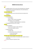 BIOS 256 Final Exam Study Guide , Midterm Exam Study Guide , Final Exam (Essay Questions AND MCQ) (Latest): Anatomy & Physiology IV with Lab: Chamberlain College of Nursing (Download to score A)