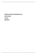 general principles of commercial law semester one CLA1501