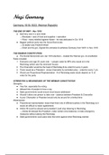 Edexcel IGCSE Nazi Germany Summary Notes