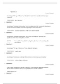 HIEU 201 Lecture Quiz 8 / HIEU201 Lecture Quiz 8 (3 Latest Versions): Liberty University (Latest 2020,   Already graded A) 