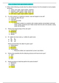 TEAS ATI-SCIENCE Practice Questions and Answers.
