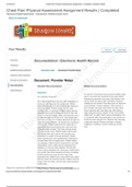 NR 509 Chest Pain Documentation Shadow_Chamberlain College Of Nursing: SATISFACTION GUARANTEED
