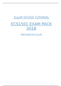 UNISA:ECS1501 EXAM PACK.Prepare yourself with this pack