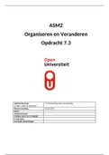 Opdracht 7.3 - ASM2 Organiseren en Veranderen 