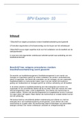 BPV-examen 10 werkt aan het bewaken en bevorderen van kwaliteitszorg 