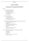 Biomaterials & Tissue Engineering COMPREHENSIVE LECTURE NOTES 