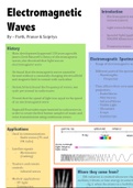 IGCSE Physics - Electromagnetic Waves summary