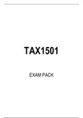 TAX1501 EXAM PACK 2022