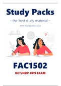 FAC1502 Exam Pack 2020 + Question Bank