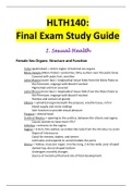 UNIVERSITY OF MARYLAND > HLTH140 / HLTH 140 final exam study guide > HLTH140 / HLTH 140 final exam study guide